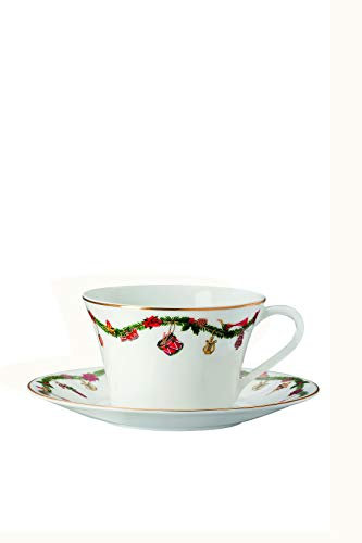 Hutschenreuther 02048-726037-14675 Nora Christmas Tee-/Cappuccinotasse 2tlg. (1 Set)
