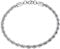 Richsteel Kordel Armbänder in Silberfarbe Herren Twisted armband mit Geschenkebox für Täglich/Tanzparty/Hochzeit