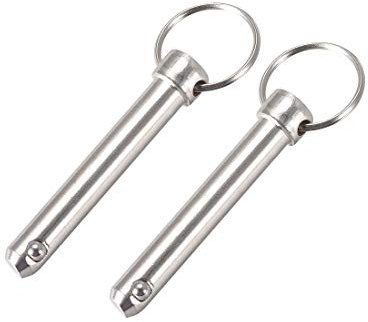 sourcing map Quick Release Pin 10mmX60mm Marine Hardware for Boat Bimini Top Deck Hinge 2Pcs
