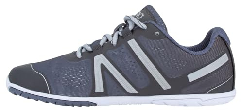 Xero Shoes Barfuß-Laufschuhe für Damen | HFS Damen-Laufschuhe | Minimalistische Zero Drop Wide Toe Box Schuhe für Frauen, Stahlgrau, 38.5 EU