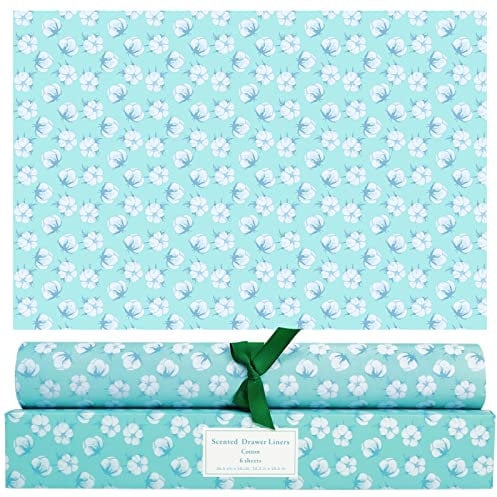 SCENTORINI Schrankpapier Baumwolle Duft für Schubladen, Kommodenregal, Wäscheschrank und Kleiderschrank, 6 Blatt