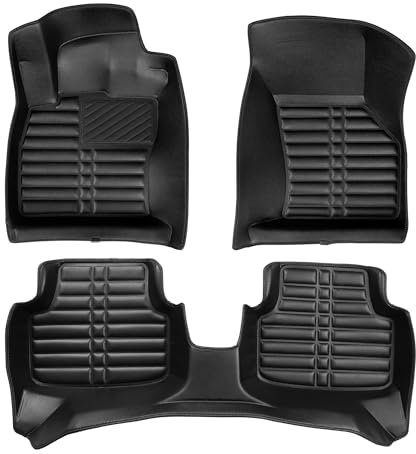 fussmattenprofi.com Auto Fussmatten Kompatibel mit Skoda Octavia (4.Gen) Baujahr ab 2019 I 100% Passgenau Geruchlos Allwetter Fussraumschale I 5D Premium TPE Fußmatten Set