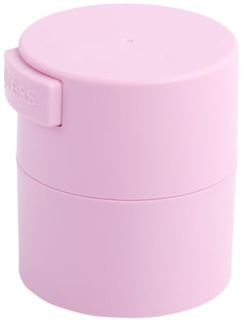 Lurrose Eyelash Glue Storage Box Airtight Press Type Eyelash Storage Jar Lash Adhesive Box Extension Container Portable Makeup Tool for Home and Travel