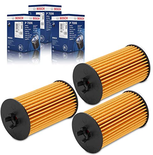 3x Original BOSCH F026407006 Ölfilter Kompatibel mit 159 939 2005-2011 Aveo T300 2011-Heute Cruze J300 2009-2017 Orlando J309 2011-2017 Astra H 2005-2014 Corsa D S07 2007-2014