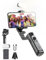 hohem iSteady XE Kit Gimbal für Smartphone, 3-Achsen Stabilisator für iPhone & Android mit Magnetisch Verstellbarem Fülllicht, Tragbarer Handy-Stabilisator für Videoaufnahmen/YouTube/TikTok