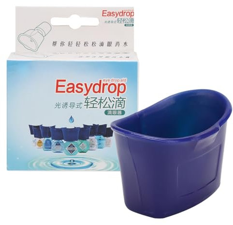 Universal Eye Drop Dispenser for Elderly Self Dropper Peermax Smart Guide Owen Mum Helper Help with Putting Drops in Eyes Eyedrop Bottle Holder Applicator Seniors Tremors Flat