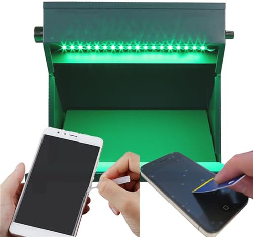 Quixnova Tragbare Laminar-Air-Flow-Reinigungswerkbank mit Helligkeits-Einstellknopf, Mini-Arbeitstisch für staubfreie Räume – Zwei Lüfter und 3-lagiger Filter