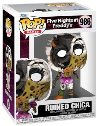 Funko Pop! Games: Five Nights at Freddy's - Chica The Chicken - FNAF - Vinyl-Sammelfigur - Geschenkidee - Offizielle Handelswaren - Spielzeug Für Kinder und Erwachsene