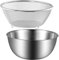 LABRIMP 1juego Cesta Coladora De Acero Inoxidable Para Lavar Arroz Y Verduras Multifuncional Para Cocinas Antideslizante Y Duradera