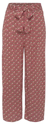 VIVANCE Damen Culotte Bedruckte Jersey-Culotte, weiter Schnitt, Allover Bedruckt, vielseitig zu kombinieren, leicht und luftig, für sommerliche Looks