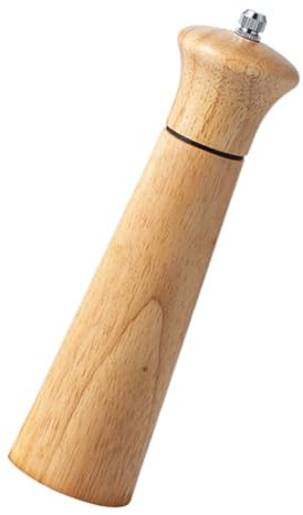 AUTSUPPL Manuelle Pfeffermühle Aus Holz Einstellbar Für Grobe Und Körnung Nachfüllbare Gewürzmühle Für Langlebig Und Einfach Zu Reinigen