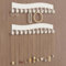 Porte-chaîne Rangement mural de bijoux - Organisateur de bijoux robuste pour colliers, bracelets et boucles d'oreilles - Support d'organisation de colliers muraux : colliers de stockage suspendus 2