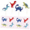 TINEASUR Adorables Décorations De Gâteaux Dinosaures 36 Pièces Styles Assortis Pour Garçons Et Filles Fournitures De Fête Danniversaire Dinosaures Amusantes Et Créatives