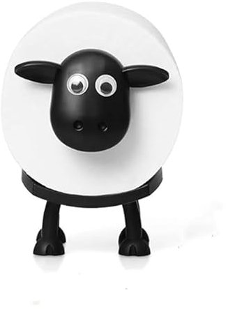 Schaf Toilettenpapierhalter, Klopapier Rollenhalter, Klopapierhalter Tiermotive, Badezimmer Deko für 42 und 44 mm Rollen (1)