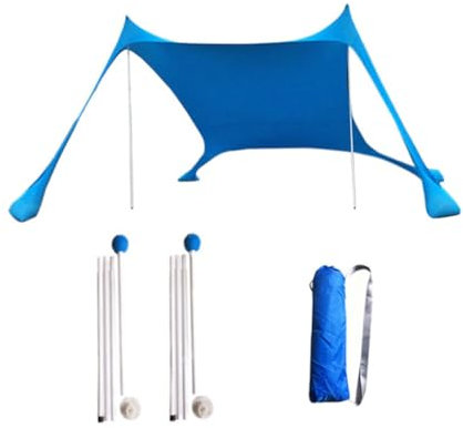 Yardwe Parasole Campeggio Parasole Esterno Sole Ombreggiante Per Piscina Picnic Facile Installazione Smontare Piegare Trasportare