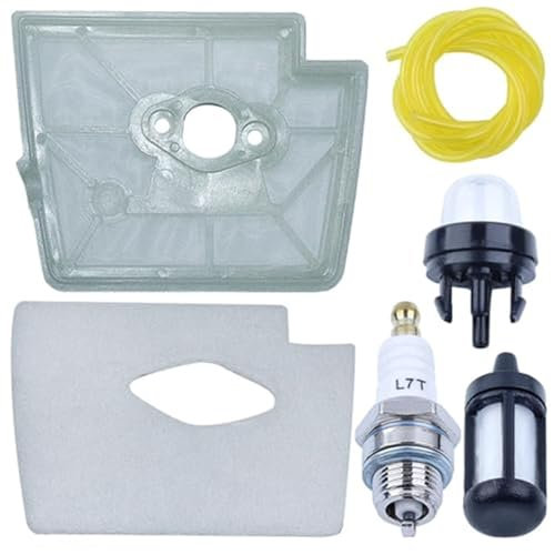 Yurefax Kit filtro aria carburante, for STIHL, Fs160 Fs180 Fs220 Fs220K Fr220 Fs280 Fs290 Trimmer Decespugliatore Filtro aria tosaerba