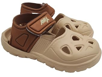 Amix Ciabatte Bambino e Bambina, Sandali Mare Bimbo e Bimba, Pantofole in Gomma per Piscina e Asilo (Sandaletto Marzapane, Sistema Taglie Calzature EU, Bimbo (0-5 anni), Numero, Media, 21)