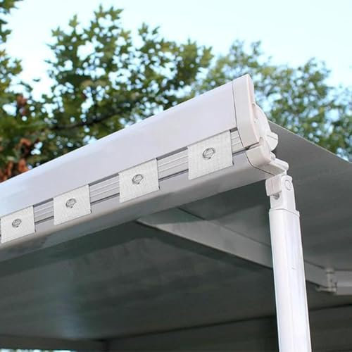 ZMdooreasy Juego de 6 ganchos multiusos para autocaravana diseñados para un agarre seguro en tu equipo de camping (negro)