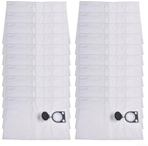 Kit de remplacement 20 sacs d'aspirateur pour Bosch GAS 15 pour modèles HP, GAS 15 PS et GAS 20 L SFC