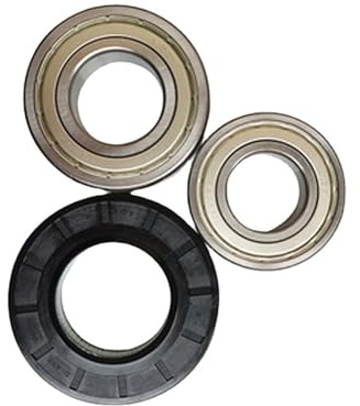 Compatible avec les pièces de rechange for lave-linge à tambour Samsung D35, roulements 6205RZ 6206RZ, joints d'étanchéité D25 6203RZ 6204RZ D30 6204 6205(D30 6204RZ 6205RZ)