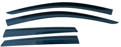 Auto Fenster Formteile Windabweiser für Audi Q3 F3 (2019–2024), Regenschutz, seitlicher Windabweiser, Wetterschutz, Außenmontage, Klebebefestigung Heckscheibenrolloabdeckung