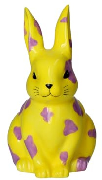 Giftcompany Mignon Vase Hase Leo S gelb/lila 9cm