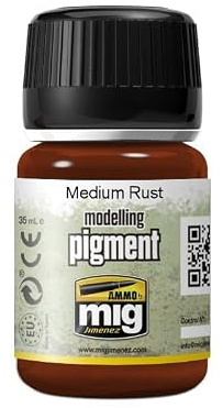 AMMO MIG-3005 Medium Rust Pigments, Multi-Colour