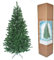 Shatchi 6ft Weihnachtsbaum GRÜN 550 Alaskan Pines Künstlicher Weihnachtsbaum mit Metallständer 180 cm
