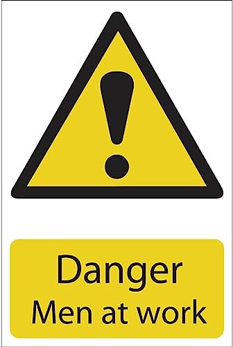 Draper 72441 Danger Men at Work Hazard Sign