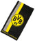 Borussia Dortmund,Serviette de toilette avec motif de rayures, noir-jaune, 50x100