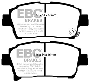 EBC Brakes DP1459 Blackstuff Bremsbeläge