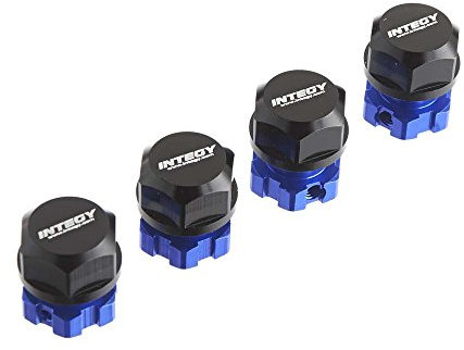 Integy RC Model CNC Machined 17mm Wheel Hex (4) +0mm Offset for T-Maxx, 1/10 Revo & Summit