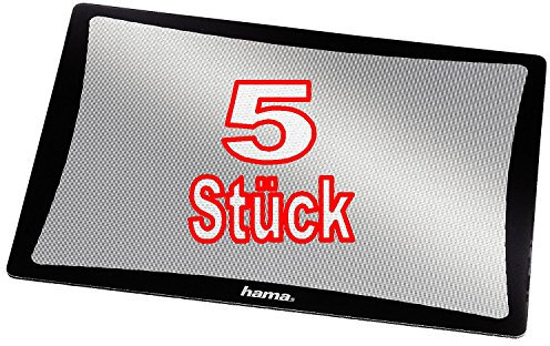 Hama optische Mauspad schwarz (5er Pack, schwarz)