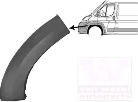 Van Wezel Leiste Stoßfänger vorne Links 1651521 | Kompatibel mit: CITROËN JUMPER II Bus, JUMPER II Kasten, JUMPER II Pritsche/Fahrgestell, FIAT DUCATO Bus, DUCATO Kasten