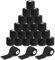 Tattoo Griff Abdeckung, Rayyl 24 Rollen Schwarz Tattoo Grip Tape Selbstklebende Elastische Bandage für Tattoo Maschine