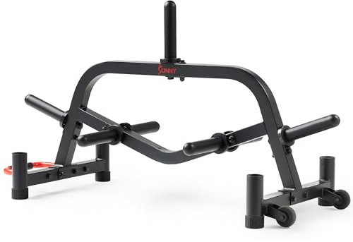 Sunny Health & Fitness Unisex's Multi-Weight Barbell Stand-SF-XF9938 Plate Storage Racks, Black, One Size