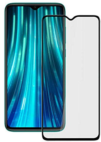HQ-CLOUD lot de 2 Verres Trempés Pour XIAOMI REDMI NOTE 8 .Film de Protection d'écran Couverture Complète Noir - Anti Rayures - Ultra Résistant Dureté 9H