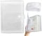 SIMIN Transparentes Schmuck-Organizer, Reise-Schmuckaufbewahrungstasche, Schmuckbeutel für Schmuck, transparente Schmucktasche (160 Gitter + 100 Taschen)