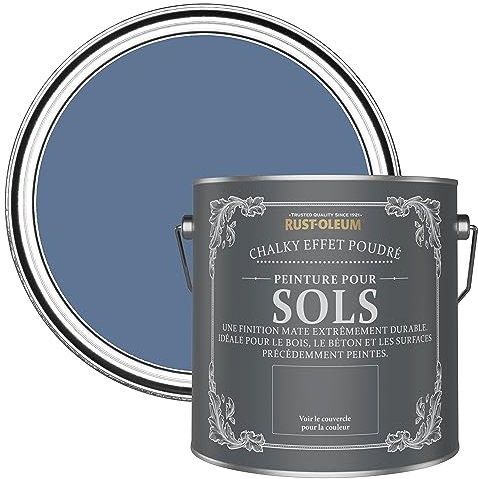 Rust-Oleum Blue Scratch-Resistant Floor Paint in Matt Finish - Blue River 2.5L