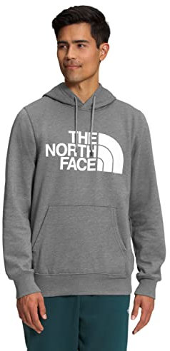 The North Face Herren Half Dome Pullover Hoodie Sweatshirt, TNF Meld Grey Heather/TNF Whitet, Größe L