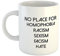 huuraa Kaffeetasse No Homophobia Racism Sexism Facism Hate Geschenk Tasse Weiß 330ml No Homophobia Racism Sexism Facism Hate Geschenkidee