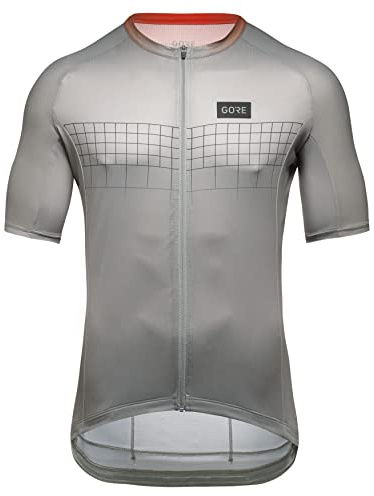 GORE WEAR Herren Grid Fade 2.0 Trikot, Lab Gray/Fireball, L EU