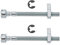 Create idea 2 Juegos de Tornillos Tensores de Ajuste de Cadena de Repuesto 530016110 530038593 Compatible con McCulloch MacCat 335 435 Compatible con HUSQVARNA 36 41 136 Metal