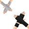 2 Paar Handschuhe Fingerlos Handschuh Ohne Fingerspitze Damen Winter Pulswärmer Handstulpen Warme Weiche Strickhandschuhe Winterhandschuhe Halb Fingerlose Handstulpen Fäustlinge Kurzer Schwarz/Grau