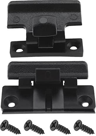 VGOL 2 Stück Mittelkonsole Armlehne Deckel Riegel Oben unten Ersatz MR532555 MR532556 kompatibel mit Mitsubishi Pajero V73 V75 V77 V93 V97 Montero Kunststoff