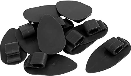 A ABSOPRO 10 Stück Auto Fußmatte Befestigung Clips Anti-Rutsch Schnalle 28x56mm