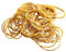 100 PCS Rubber Elastic Bands, 50mm Natural Rubber Bands, Elastic Bands For Home, Office Stationary, DIY Craft, School, Etc