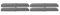 Bestway® Ersatzteil-Set Schienenverbinder (grau / 4 STK.) für Hydrium Stahlwandpools (ab 2022)
