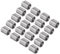 CoCud Inserts de Filetage en Fil Métallique, 7/16-14 UNC 2D 22,2 mm de Longueur, Insert de Vis en Acier Inoxydable 304 de Type Hélicoïdal Enroulé, 20 Pcs