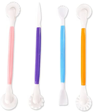 KSTZGTA Fondant Cake Decorating Modelling Tools Carving Flower Craft Clay Modeling Baking Accessories Sets For Chocolate Carving Cake Decorating Modeling Tools